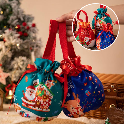 Weihnachtliche Apfel-Geschenktüte