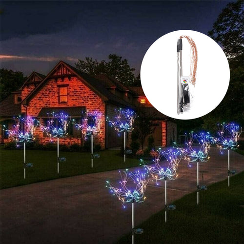 Solarfeuerwerk Licht