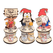 Laden Sie das Bild in den Galerie-Viewer, Weihnachtlicher Mini-Weinflaschenhalter