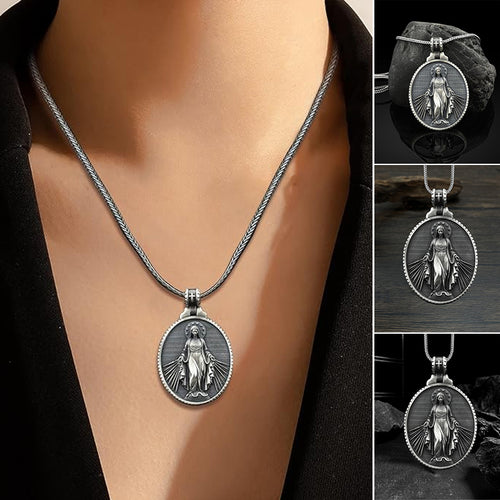 Wundertätige Medaille Jungfrau Maria Halskette