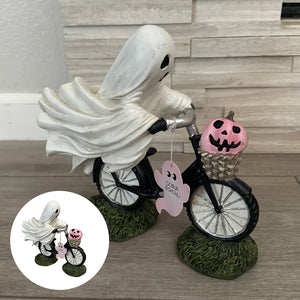 Geisterreitendes Fahrradornament, Halloween-Dekoration