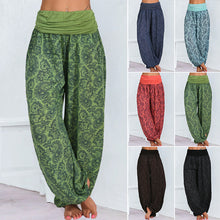 Laden Sie das Bild in den Galerie-Viewer, Atmungsaktive, schnell trocknende Yoga-Haremshose für Damen