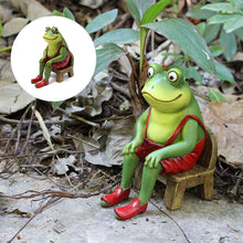 Laden Sie das Bild in den Galerie-Viewer, Sitzfrosch Kreativ Ornament