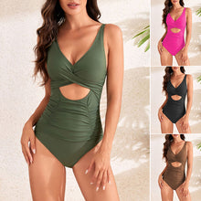 Laden Sie das Bild in den Galerie-Viewer, Einteiliger Badeanzug mit hoher Taille für Damen