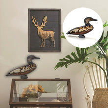 Laden Sie das Bild in den Galerie-Viewer, Holzschnitzerei Entenornamente