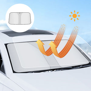 Auto-Windschutzscheiben-Sonnenschutz mit Aufbewahrungstasche