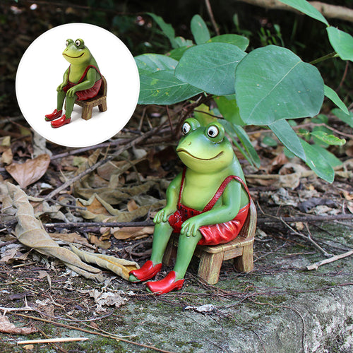 Sitzfrosch Kreativ Ornament