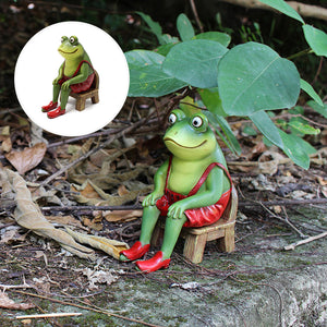 Sitzfrosch Kreativ Ornament