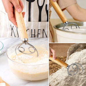 Mehlmixer mit Eichengriff