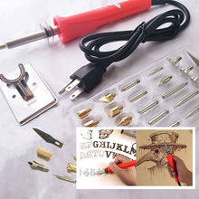 Laden Sie das Bild in den Galerie-Viewer, Holzplatte Branding elektrische Branding Stift dann Set