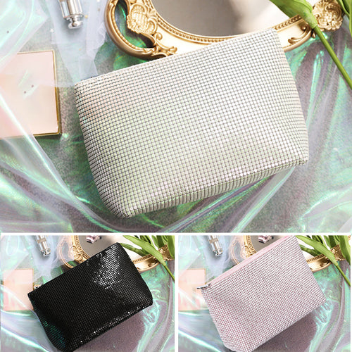 Mini-Pailletten-Kosmetiktasche