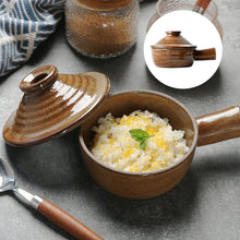 Laden Sie das Bild in den Galerie-Viewer, Schale mit Seitengriff aus grobem Geschirr