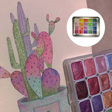 Laden Sie das Bild in den Galerie-Viewer, 20 Farben Aquarellmalerei Set