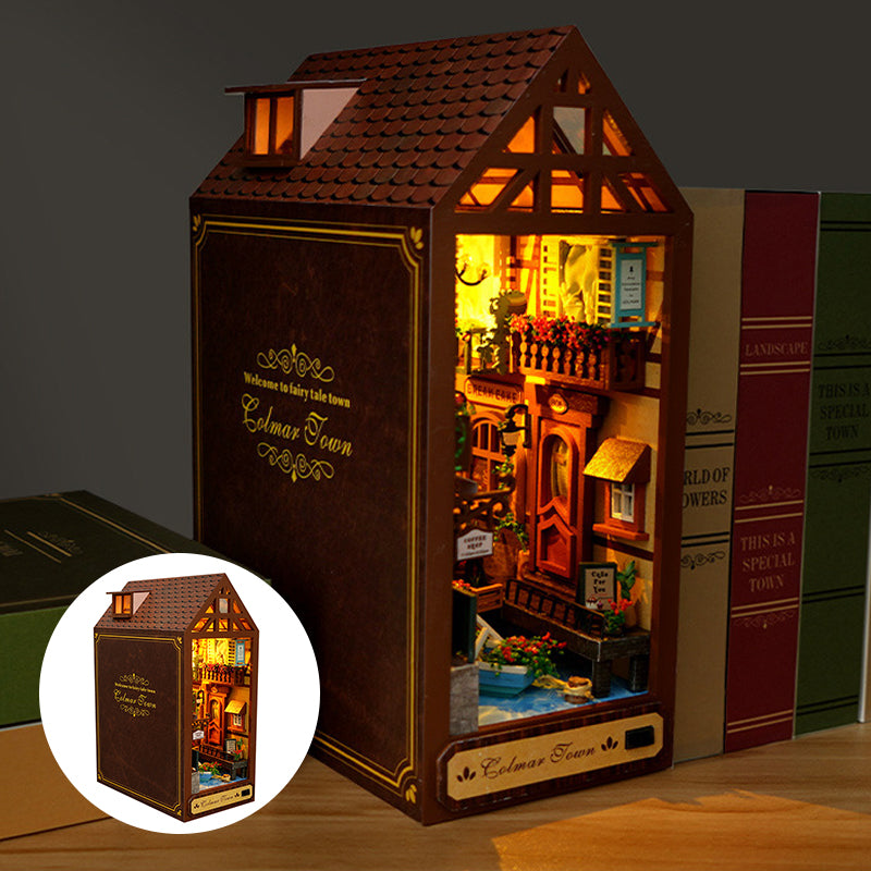 DIY Buch Ecke Bücherregal Einsatz