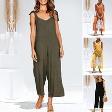 Laden Sie das Bild in den Galerie-Viewer, Rückenfreier lockerer Overall