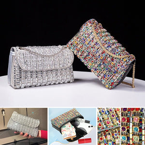 Diamantene Abendtasche