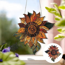 Laden Sie das Bild in den Galerie-Viewer, Sonnenblume Acryl Fenster hängend