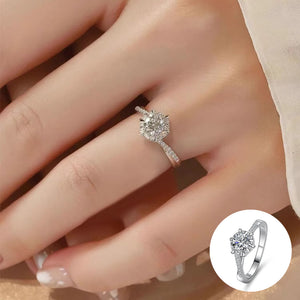 Raffinierter klassischer verstellbarer Ring