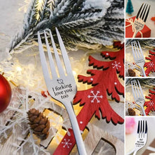 Laden Sie das Bild in den Galerie-Viewer, Gravierte Gabel - Bestes lustiges Geschenk für einen geliebten Menschen