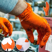 Laden Sie das Bild in den Galerie-Viewer, Orangefarbene Nitril-Handschuhe