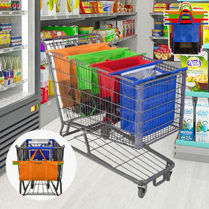 Supermarkt-Trolley-Einkaufstasche Thermotasche, 4 Stk