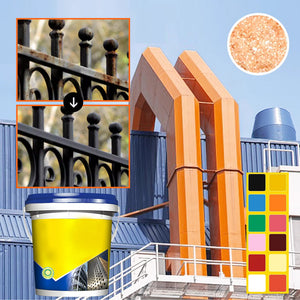 Rostfreie Metallfarbe auf Wasserbasis