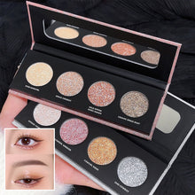 Laden Sie das Bild in den Galerie-Viewer, Vierfarbige Galaxy Diamond Lidschattenpalette