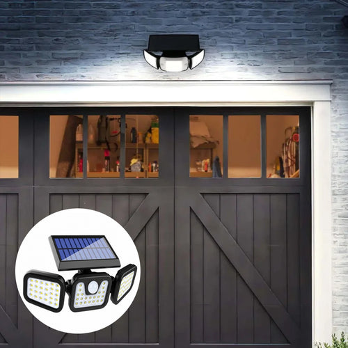 LED Solar-Wandleuchte