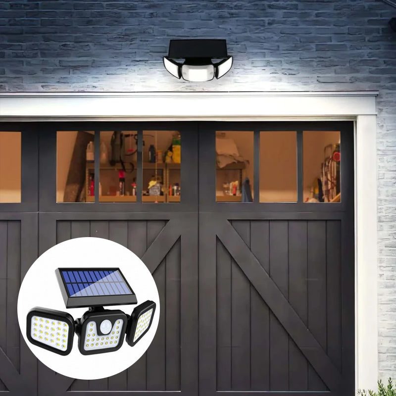 LED Solar-Wandleuchte