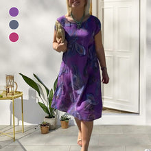 Laden Sie das Bild in den Galerie-Viewer, Bedrucktes, lockeres Kleid