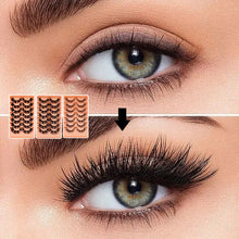 Laden Sie das Bild in den Galerie-Viewer, Segmentierte falsche Wimpern