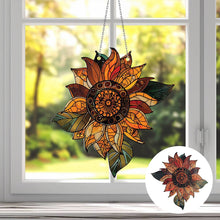 Laden Sie das Bild in den Galerie-Viewer, Sonnenblume Acryl Fenster hängend