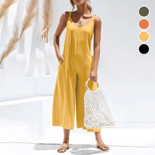 Laden Sie das Bild in den Galerie-Viewer, Rückenfreier lockerer Overall