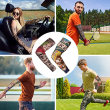 Laden Sie das Bild in den Galerie-Viewer, Arm-Tattoo-Ärmel mit Blumenmuster