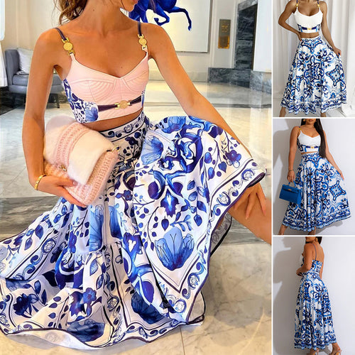 Temperament Pullover Zweiteiler Kleid