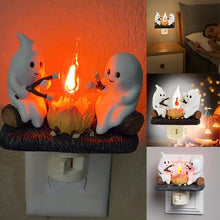 Laden Sie das Bild in den Galerie-Viewer, Halloween-Geister Lagerfeuer flackerndes Nachtlicht