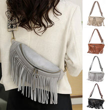 Laden Sie das Bild in den Galerie-Viewer, Vintage Crossbody Tasche mit Quaste