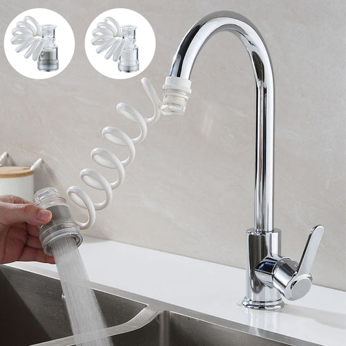 Teleskopischer Wasserhahn mit Filter
