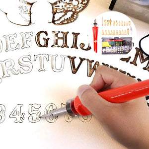 Holzplatte Branding elektrische Branding Stift dann Set