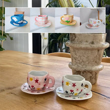 Laden Sie das Bild in den Galerie-Viewer, Kreatives Keramikbecher-Set
