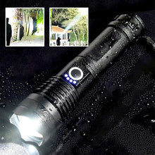 Laden Sie das Bild in den Galerie-Viewer, Wiederaufladbare taktische LED-Laser-Taschenlampe