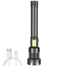 Laden Sie das Bild in den Galerie-Viewer, Wiederaufladbare taktische LED-Laser-Taschenlampe
