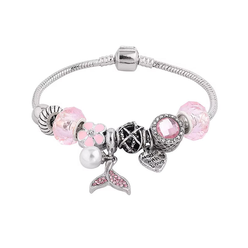 Perlen-Armband mit Meerjungfrauenflosse