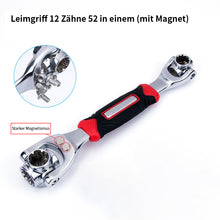 Laden Sie das Bild in den Galerie-Viewer, 52 in 1 Universal 360° drehbarer Kopf Gummigriff Steckschlüssel