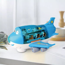 Laden Sie das Bild in den Galerie-Viewer, 360° drehbares elektrisches Flugzeugspielzeug