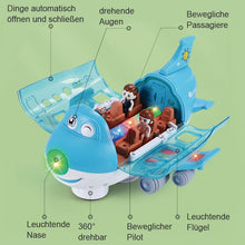 Laden Sie das Bild in den Galerie-Viewer, 360° drehbares elektrisches Flugzeugspielzeug