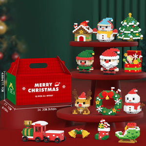Weihnachtselement-Bausteine