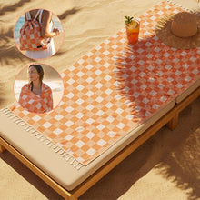 Laden Sie das Bild in den Galerie-Viewer, 2-in-1 wandelbares Strandtuch mit Tasche