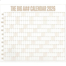 Laden Sie das Bild in den Galerie-Viewer, Großformatiger Wandkalender