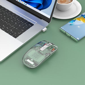 Kabellose transparente Bluetooth-Maus